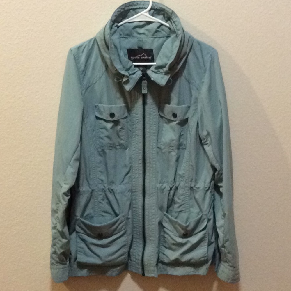 Lightweight TALL Eddie Bauer TRAVEX Parka Jacket